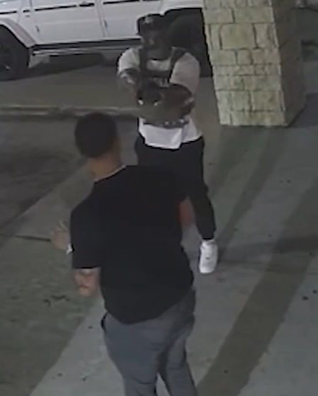 A person running with a statue AI-generated content may be incorrect.