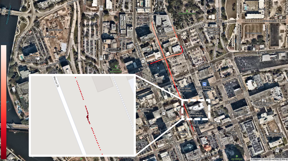 A map of a city AI-generated content may be incorrect.